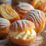 Beignets Italiens à la Crème : Découvrez la recette parfaite ! 3 Beignets Italiens à la Crème (Bomboloni)
