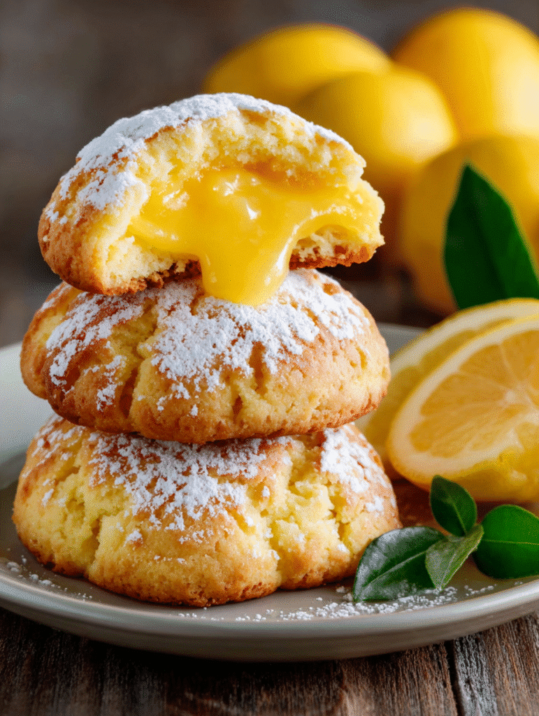 Biscuits Moelleux Fourrés au Curd de Citron