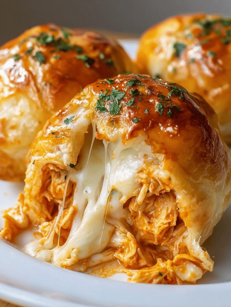 Bombes de Poulet Buffalo Fromagées