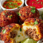 Boulettes de Fromage & Birria en Croûte Flamin’ Hot