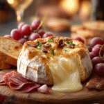 Brie Rôti au Miel & à l’Ail