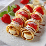 Brochettes de Crêpes & Fruits