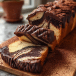 Cake Marbré au Chocolat avec Glaçage Cacao : Découvrez la recette! 3 Cake Marbré au Chocolat avec Glaçage Cacao