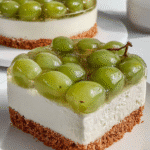 Cheesecake à la Gelée de Raisins Verts