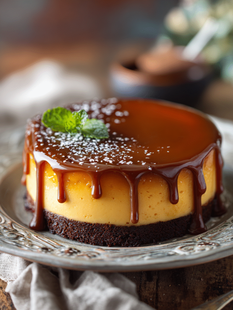 Chocoflan (Gâteau Impossible)