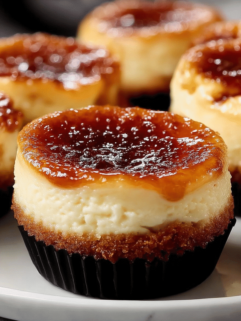 Cupcakes Cheesecake Crème Brûlée : une douceur inédite à savourer ! 5 Cupcakes Cheesecake Crème Brûlée