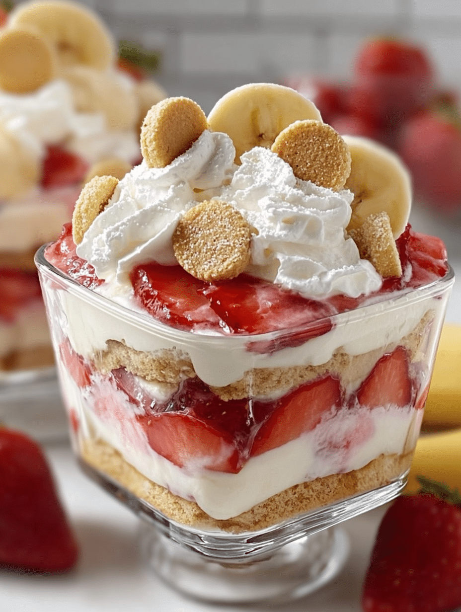 Délice Banane-Fraise au Cheesecake