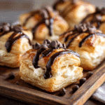 Feuilletés Danois au Chocolat et Fromage à la Crème : Découvrez la recette facile ! 6 Feuilletés Danois au Chocolat et Fromage à la Crème