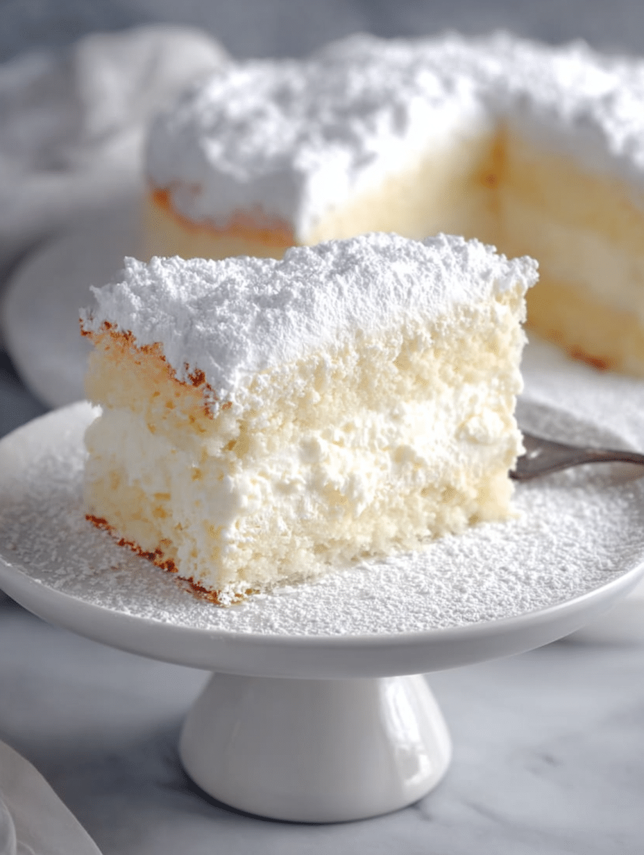 Gâteau Crème Neige