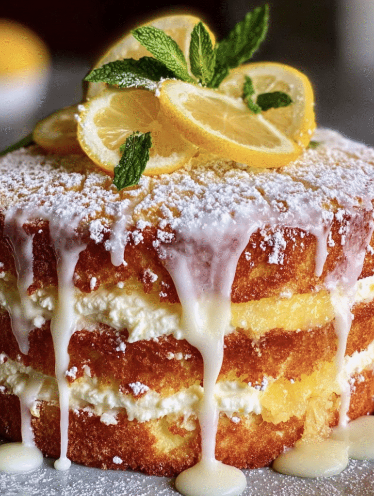 Gâteau Limoncello Mascarpone