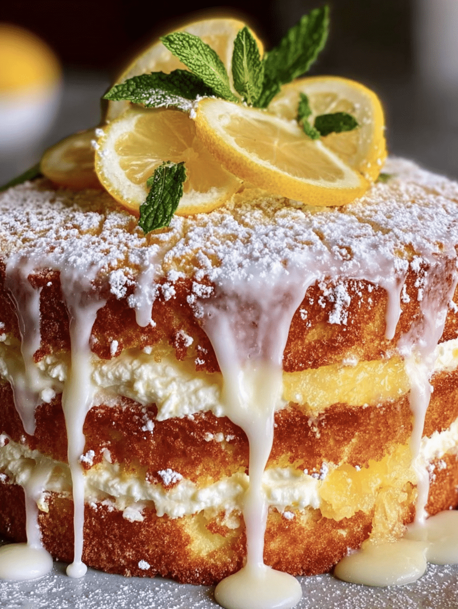 Gâteau Limoncello Mascarpone