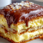 Gâteau Éclair au Chocolat Sans Cuisson