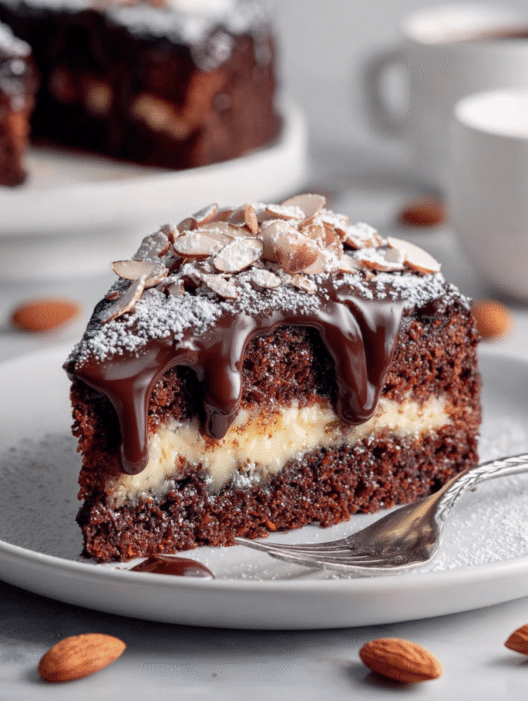 Gâteau à Étages Chocolat et Amande