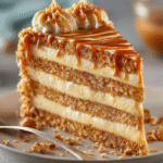 Gâteau à Étages au Caramel Croquant, facile à réaliser ! 3 Gâteau à Étages au Caramel Croquant