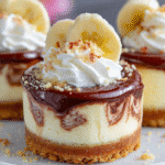 Mini Cheesecakes Banane & Tourbillon de Nutella