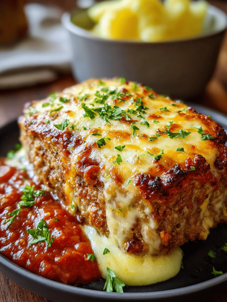 Pain de Viande au Fromage Gratiné