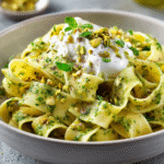 Pappardelle au Pesto de Pistaches & Burrata