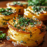 Petits Gâteaux de Pommes de Terre au Beurre Aillé: Découvrez la Recette Gourmande! 6 Petits Gâteaux de Pommes de Terre au Beurre Aillé et Herbes