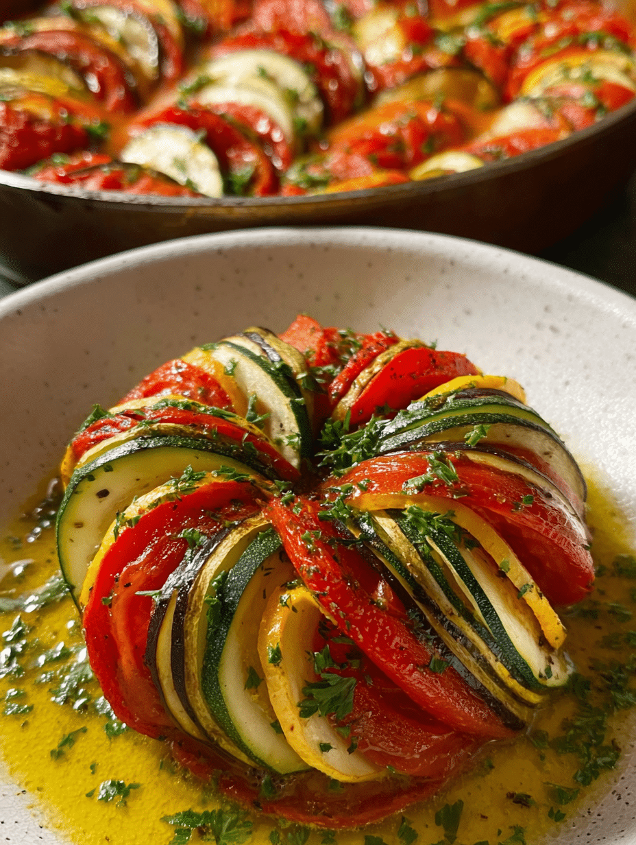 Ratatouille Classique à l’Huile aux Herbes