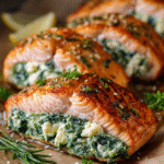 Saumon Farci aux Épinards et à la Feta : Découvrez une recette délicieuse ! 3 Saumon Farci aux Épinards et à la Feta