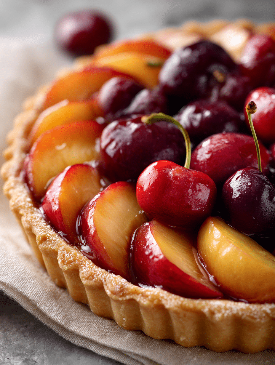Tarte aux Fruits à la Beurre Noisette