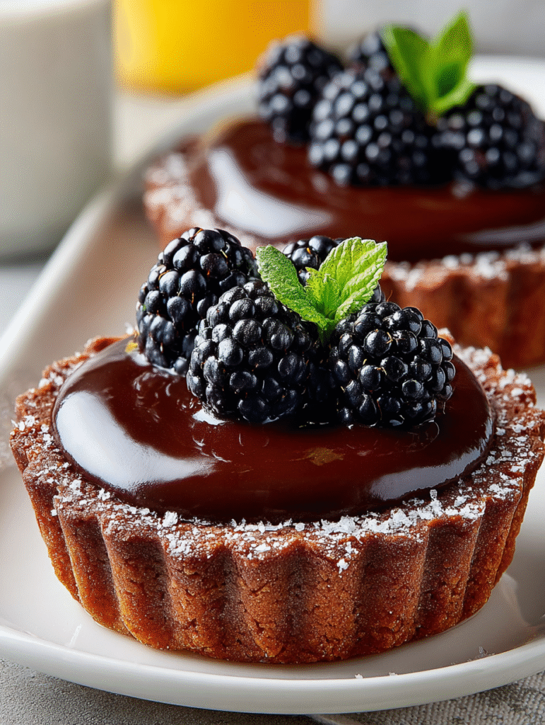 Tartelettes au Chocolat et aux Mûres