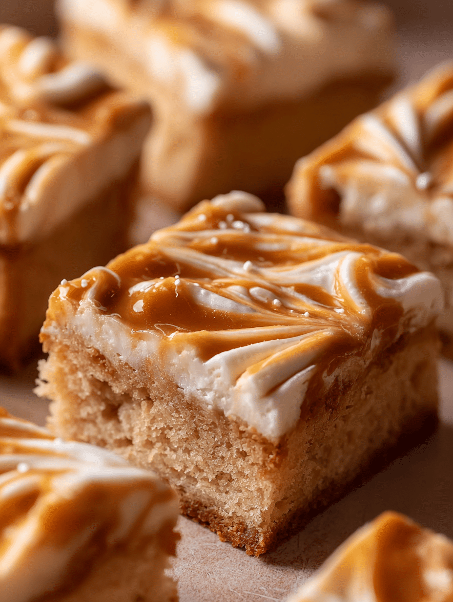 Barres de Gâteau au Caramel Salé et au Beurre : découvrez la recette incontournable ! 2 Barres de Gâteau au Caramel Salé et au Beurre