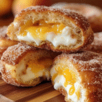 Beignets Cheesecake Façon Cobbler à la Pêche