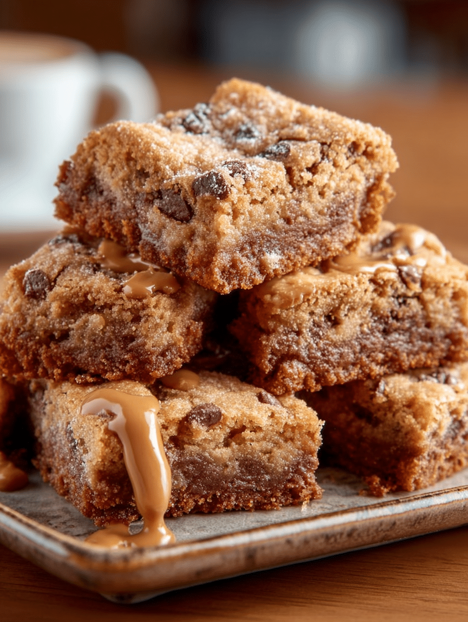 Blondies Fondants au Biscoff