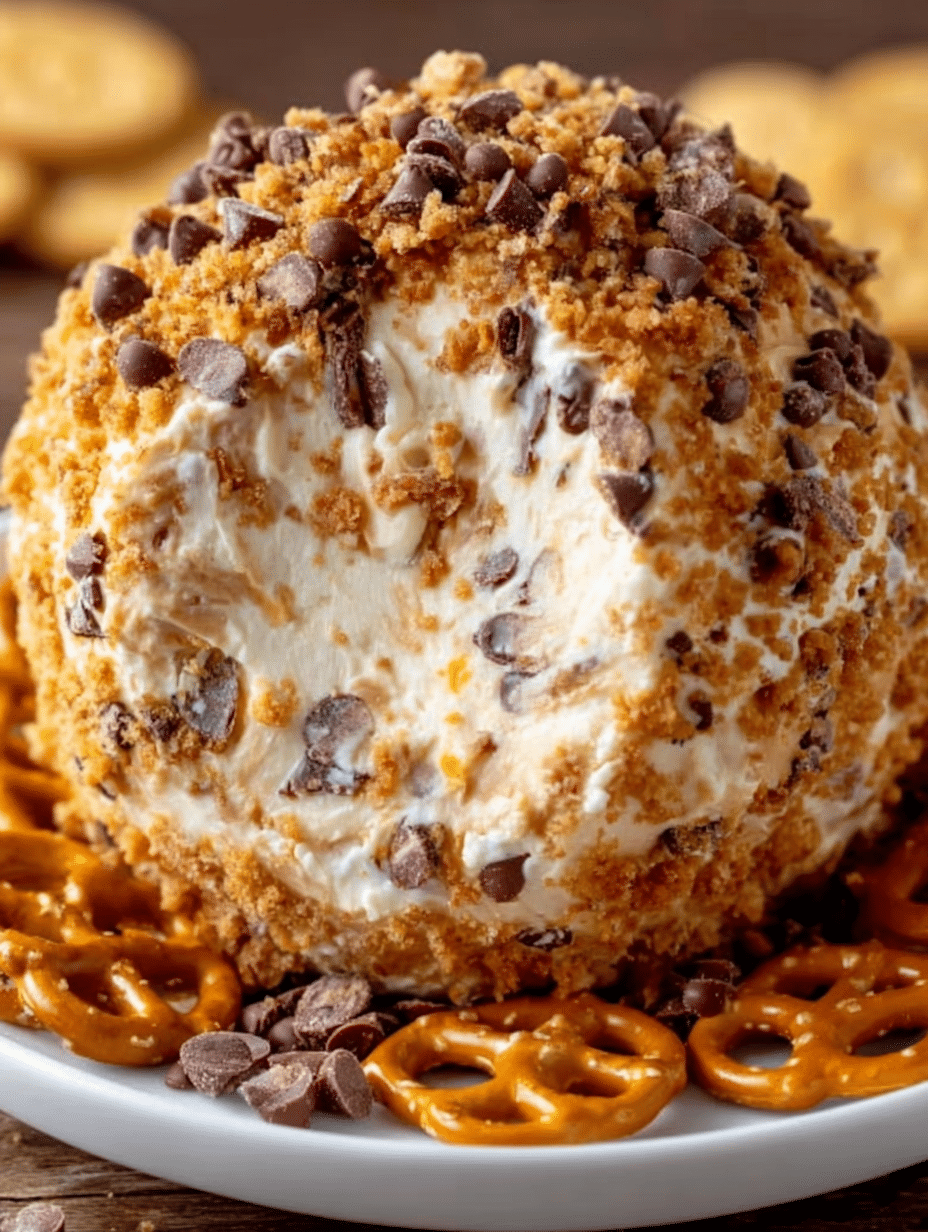 Boule de Fromage Sucrée au Beurre de Cacahuète et Reese’s