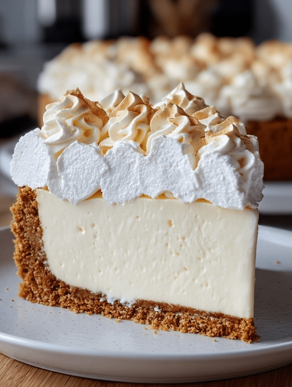 CHEESECAKE PARADIS À LA GUIMAUVE FOUETTÉE