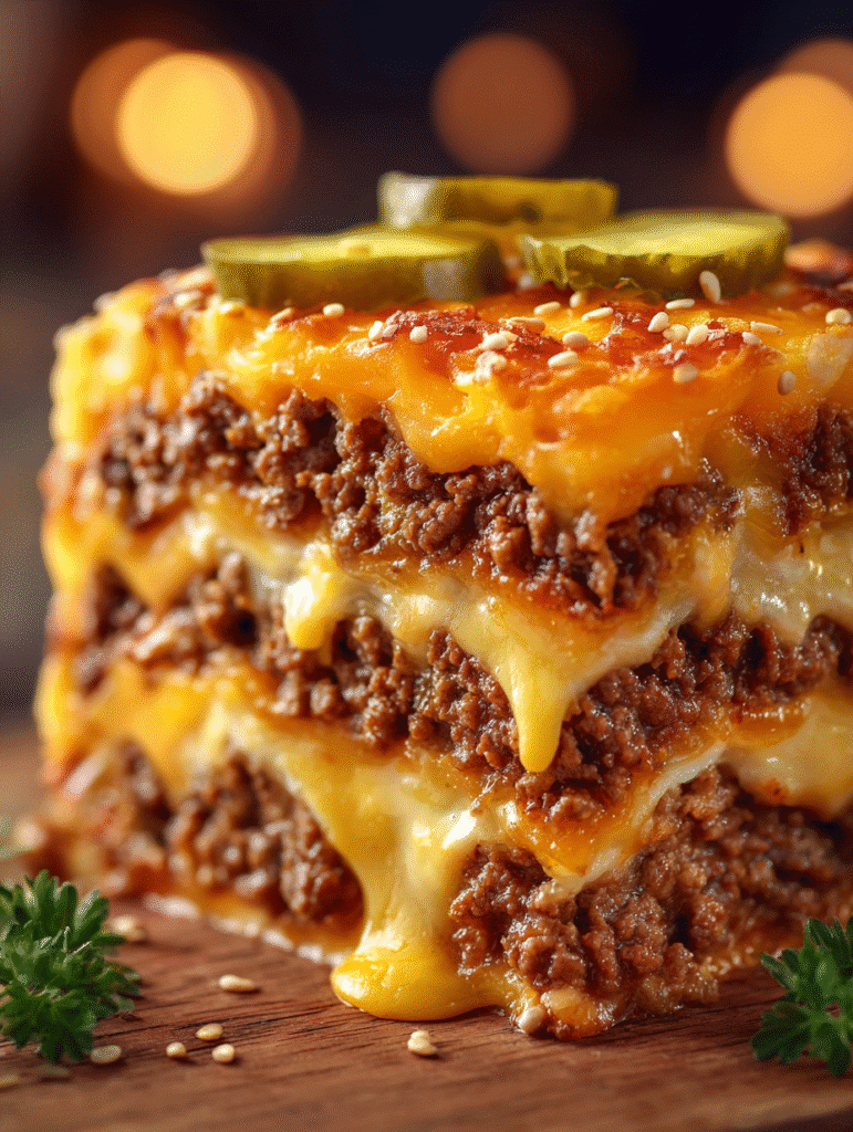 Home 4 Casserole Big Mac au Four : Découvrez la recette facile !