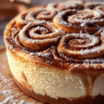 Cheesecake Roulé à la Cannelle