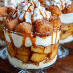 Coupes Dessert aux Beignets au Cidre de Pomme