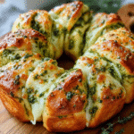Couronne Feuilletée au Pesto et Fromage