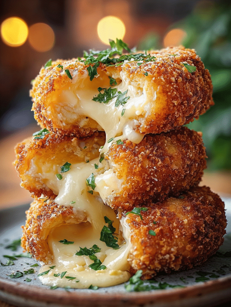 Croquettes Fromagères Croustillantes
