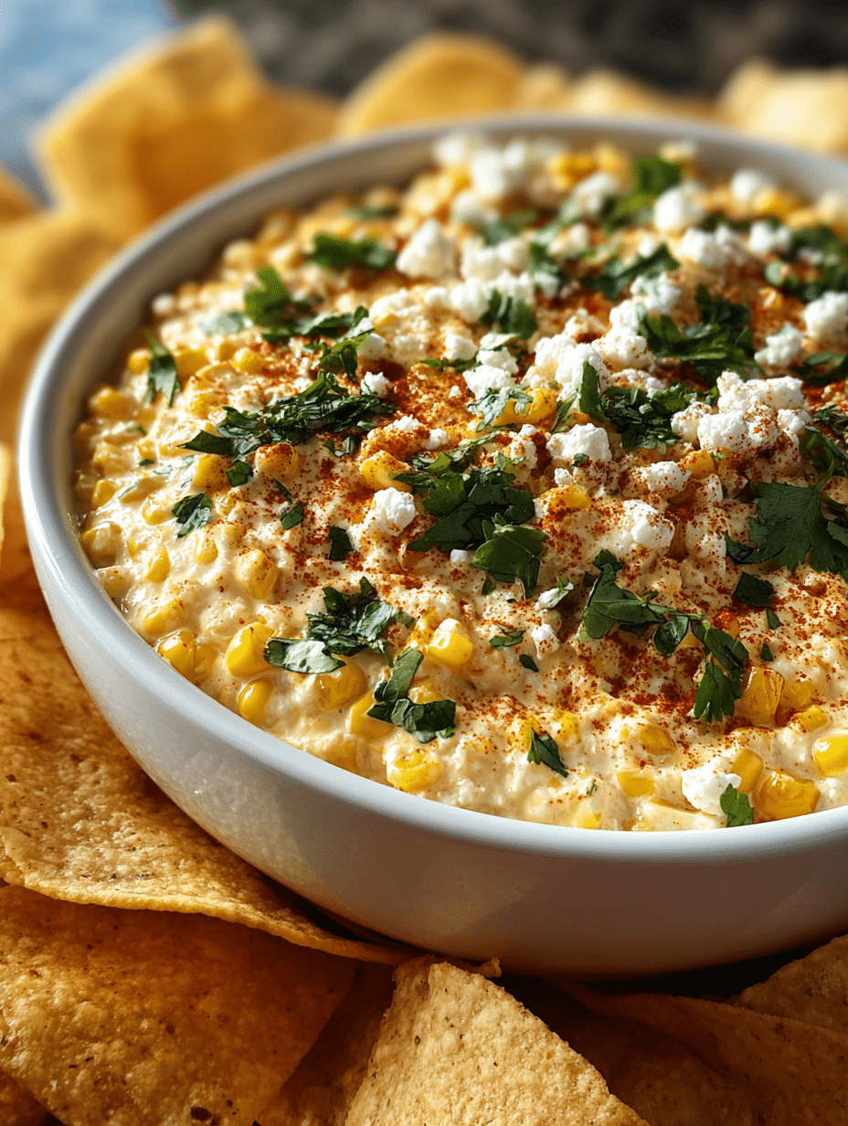 Dip de Maïs à la Mexicaine (Elote Dip)