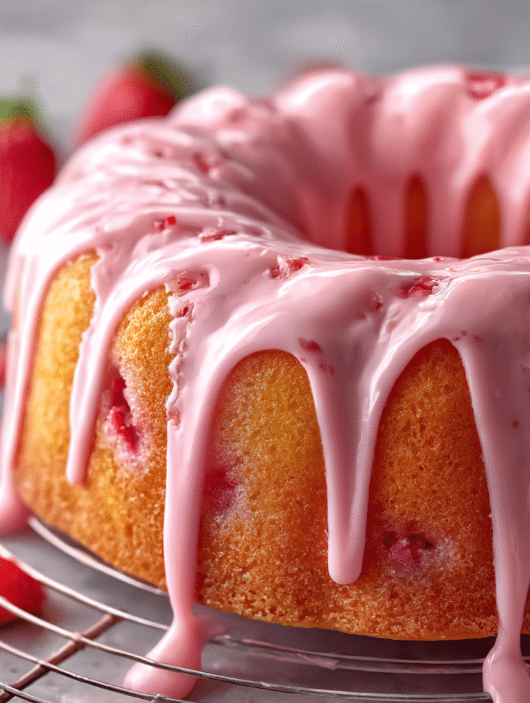 Gâteau Maison au Fromage à la Crème et aux Fraises