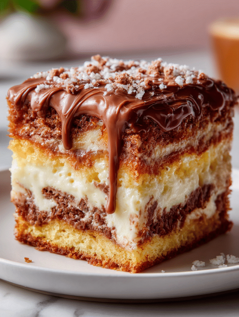 Gâteau Marbré (Chocolat–Vanille)