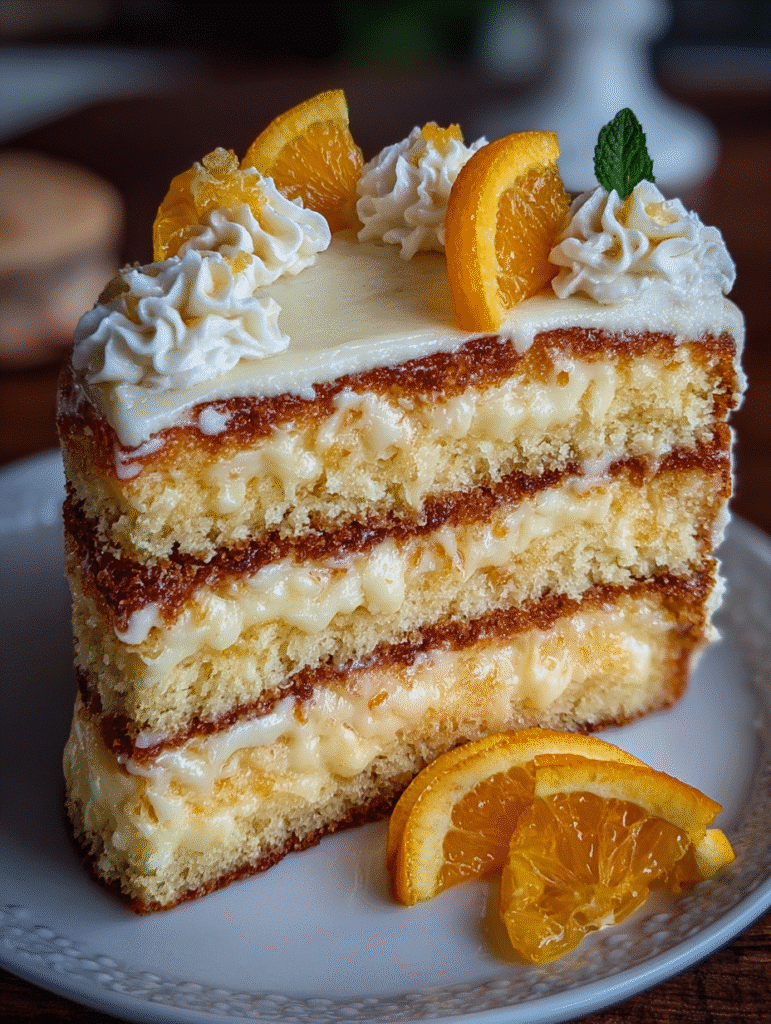 Gâteau Orange Creamsicle
