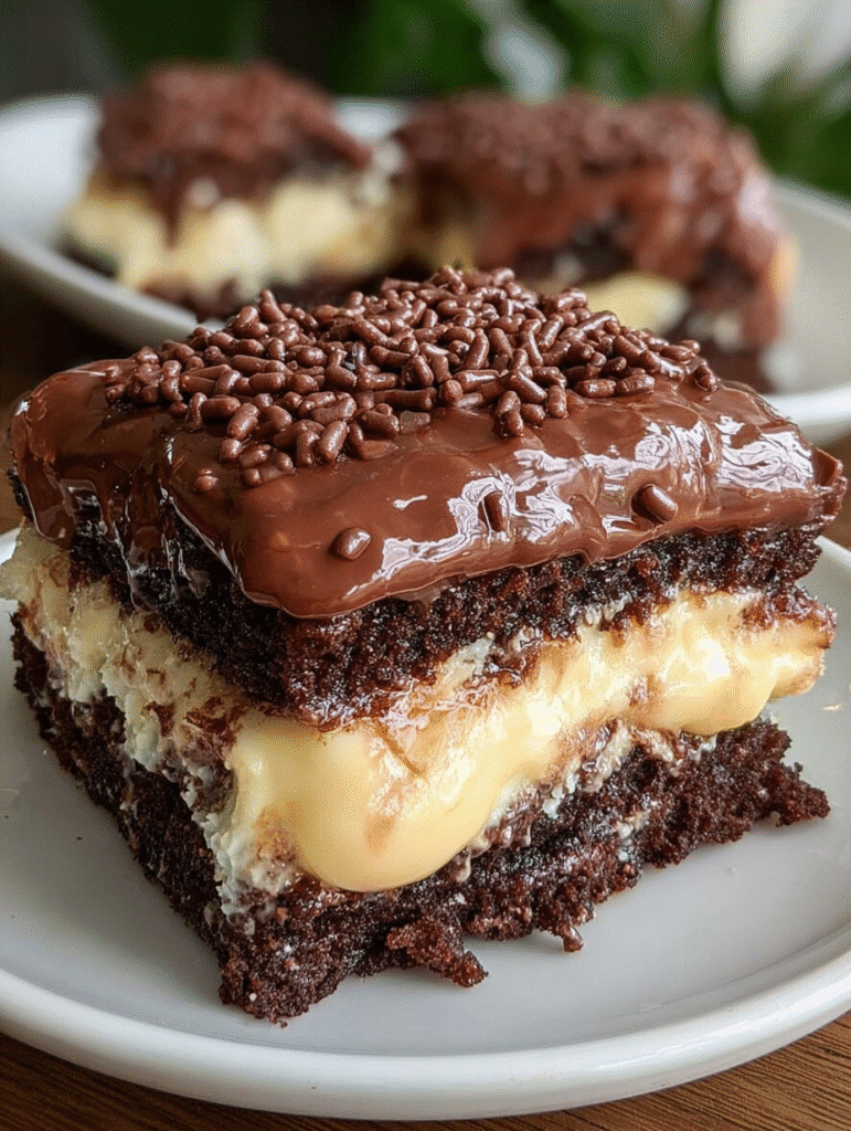 Gâteau Rêve au Chocolat et à la Crème Pâtissière