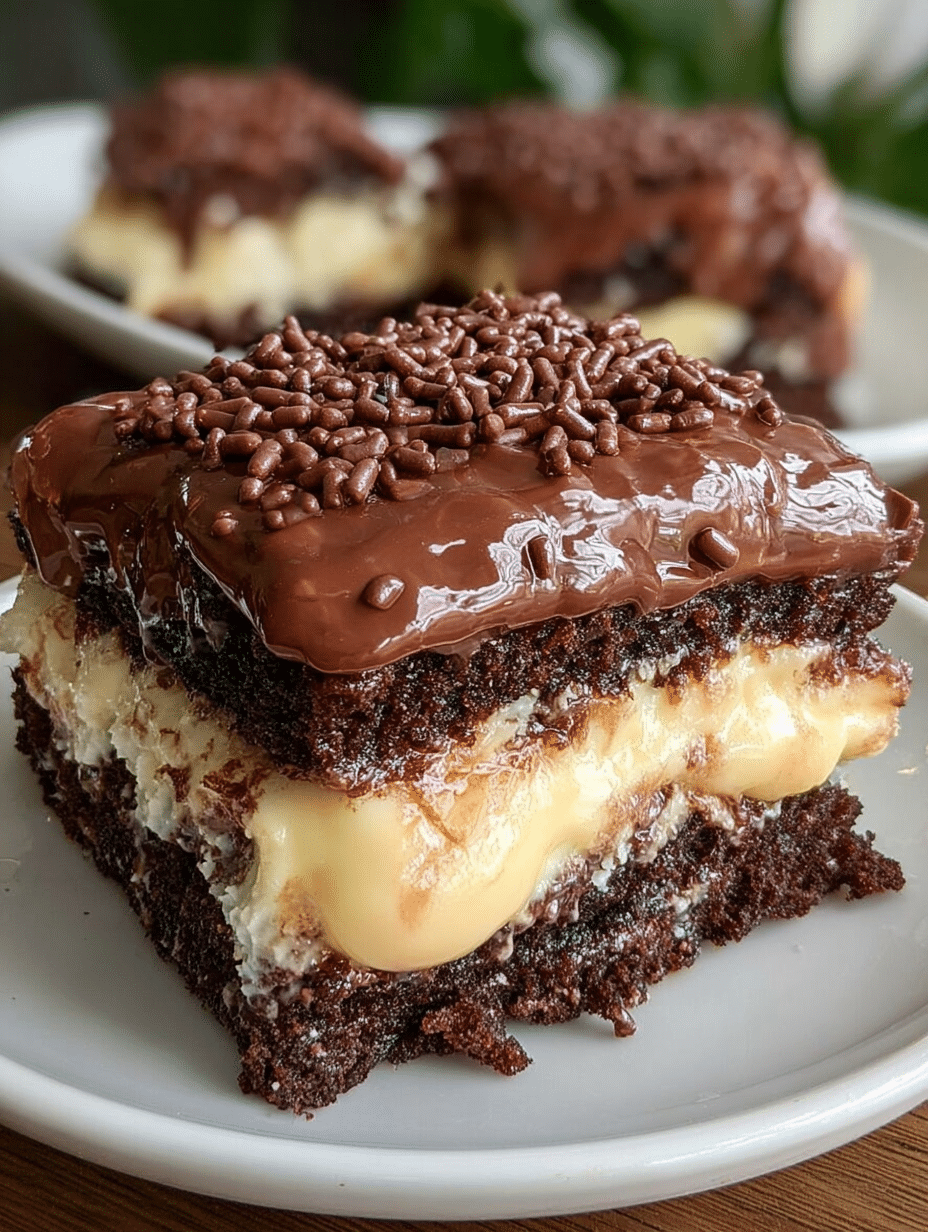 Gâteau Rêve au Chocolat et à la Crème Pâtissière : Un délice à découvrir ! 2 Gâteau Rêve au Chocolat et à la Crème Pâtissière