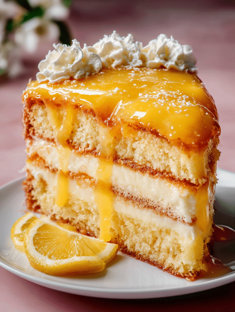 Gâteau au Flan Citronné