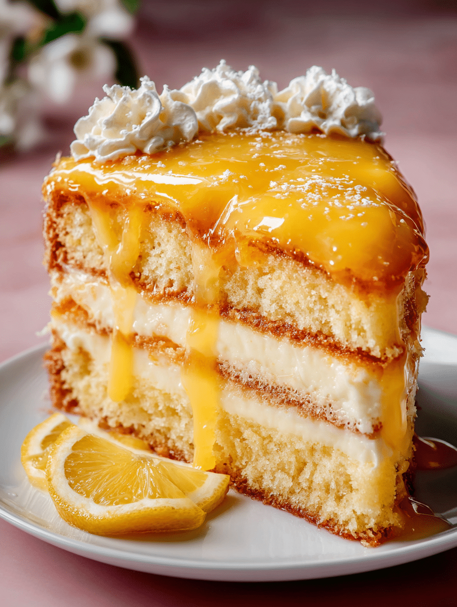 Gâteau au Flan Citronné