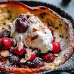 Pancake Hollandais aux Cerises et Amandes
