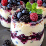 Parfaits au Cheesecake et Fruits Rouges : Une recette délicieuse ! 3 Parfaits au Cheesecake et Fruits Rouges