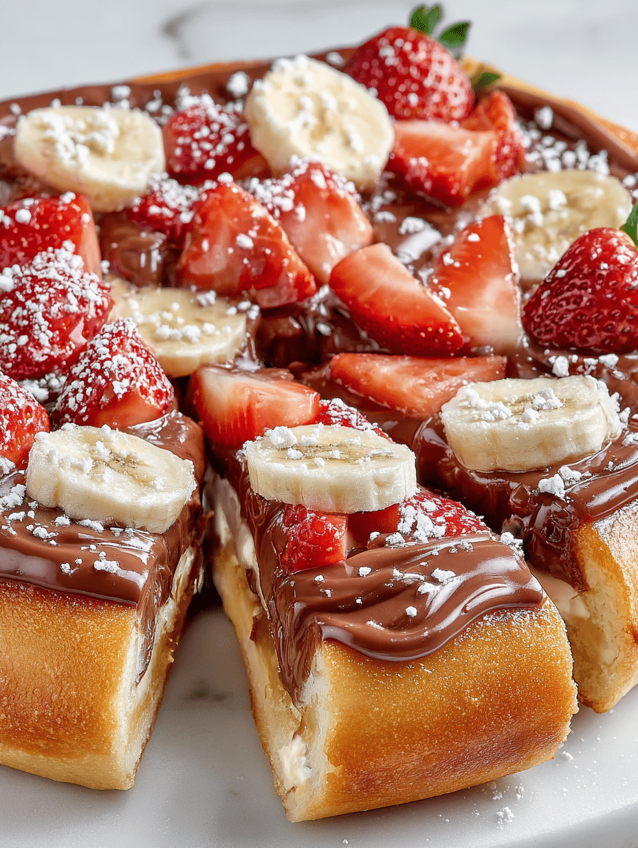 Pizza Gourmande au Nutella : Réveillez vos papilles ! 4 Pizza Gourmande au Nutella