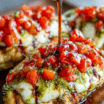 Poulet Bruschetta au Pesto