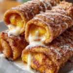 Rouleaux de Printemps Façon Cobbler à la Pêche