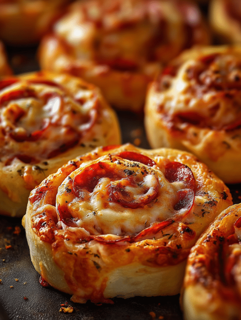 Roulés Pizza Fromage et Pepperoni